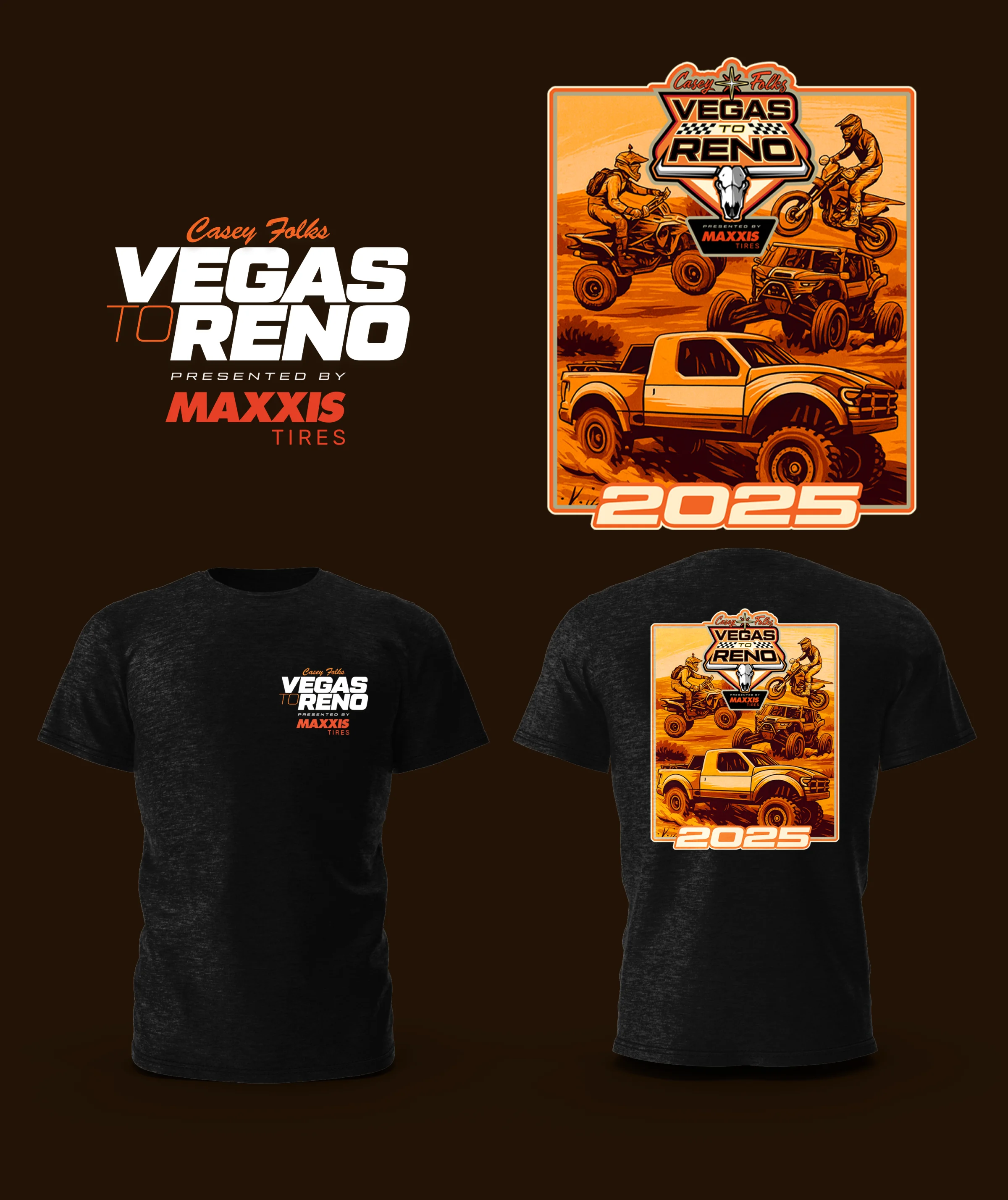 Vegas to Reno event tee